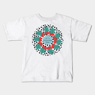 Christmas wreath Kids T-Shirt